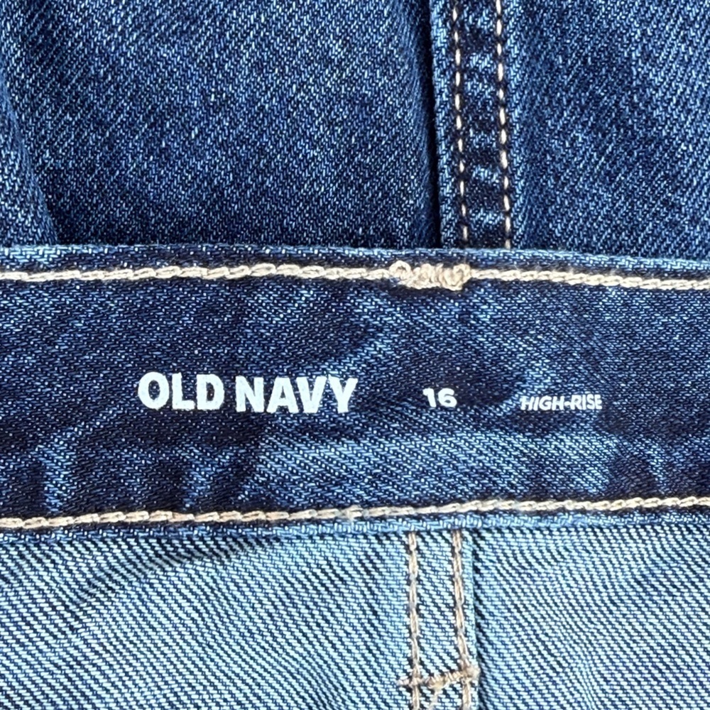 Old Navy Blue Denim Midi Skirt - Picture 4 of 4